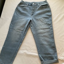 NO BOUNDARIES Womens Size 13 Acid Washed High Rise Blue Jeans New