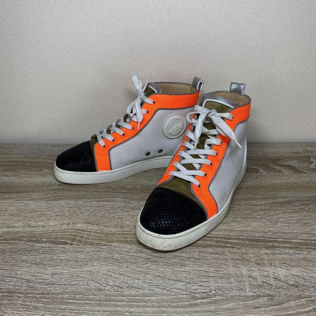 orlato christian louboutin orange shoes
