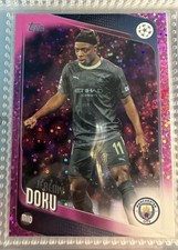 Topps 2025-26 UEFA Champions League Jérémy Doku Pink Diamante #47