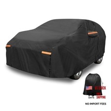 Car Cover Outdoor Waterproof Sun Rain Snow Hail Protection with Left Side