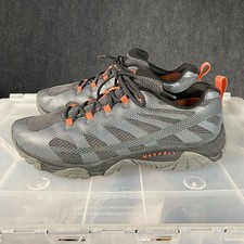 Merrell Moab Edge 2 Hiking Shoes Mens 10.5 Wide Grey Monument Trail Low J06113W