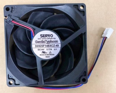 New SERVO GentleTyphoon D0925F14BXCZ-49 cooling fan 14V 0.17A 9CM *uq