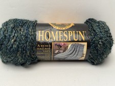 Lion Brand Homespun Yarn Color 327 Plantation USA Dark Green 1 Skein