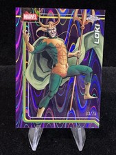 2026 Topps Chrome Marvel Comics Loki RayWave Purple Refractor 33/75 #131