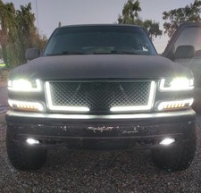 Led Headlights Bumper Fog Light Assembly For 1999-02 Chevy Silverado 00-06 Tahoe Led Headlights Bumper Fog Light Assembly For 1999-02 Chevy Silverado 00-06 Tahoe