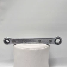 Vintage Snap-on 1/4" x 5/16" Ratcheting Box End Wrench R810 Underline USA