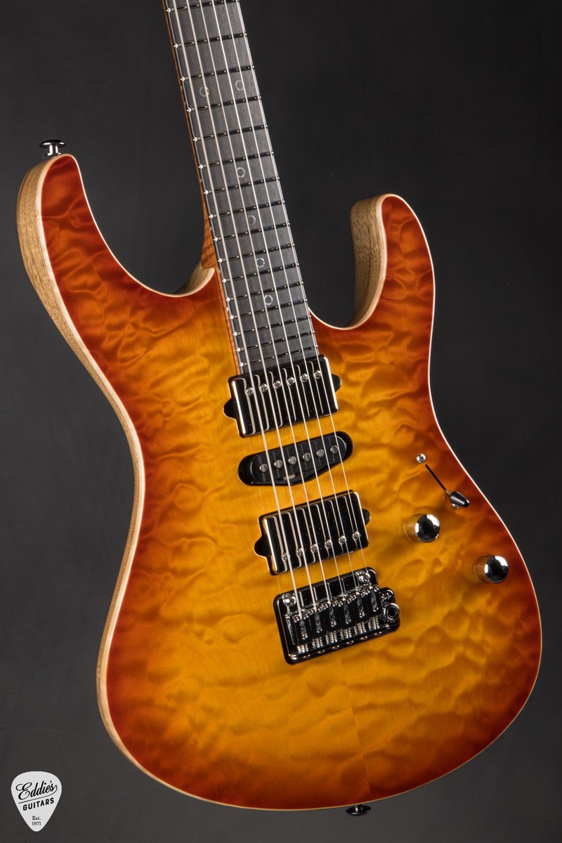 Suhr Modern Quilt Maple & Black Limba - Honey Burst | eBay