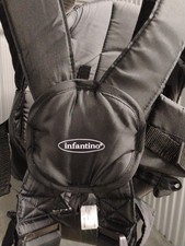 Infantino Swift Classic Baby Carrier Newborn Adjustable Strap Black