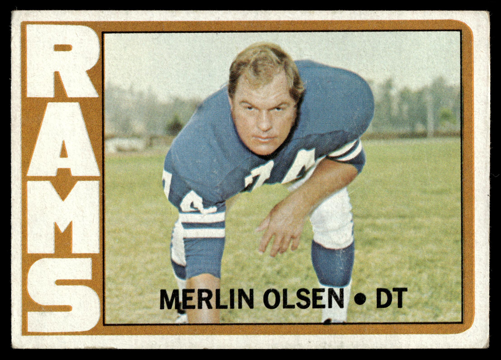 1972 Topps #181 Merlin Olsen EX-NM