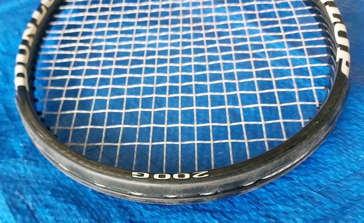 Raquette De Tennis Vintage Dunlop Muscle Weave 200g – Tête 95″ Poignée 4 1/2