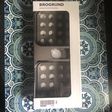 Mensola doccia IKEA BROGRUND 9,75x1,50x4,5” cromata 903.285,26 scatola aperta