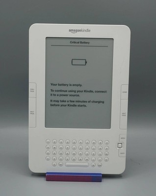 Amazon Kindle Gen 2 D00701 E-Reader Tested Working Reset Tablet Only-5k70
