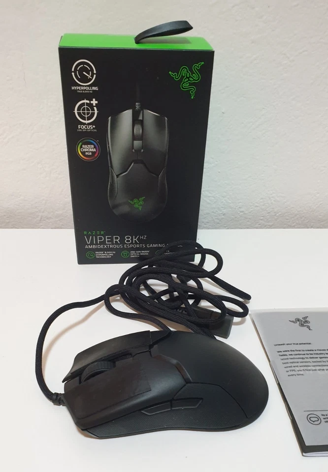 Razer VIPER 8K RGB Gaming-Maus - Schwarz - Bild 1 von 4