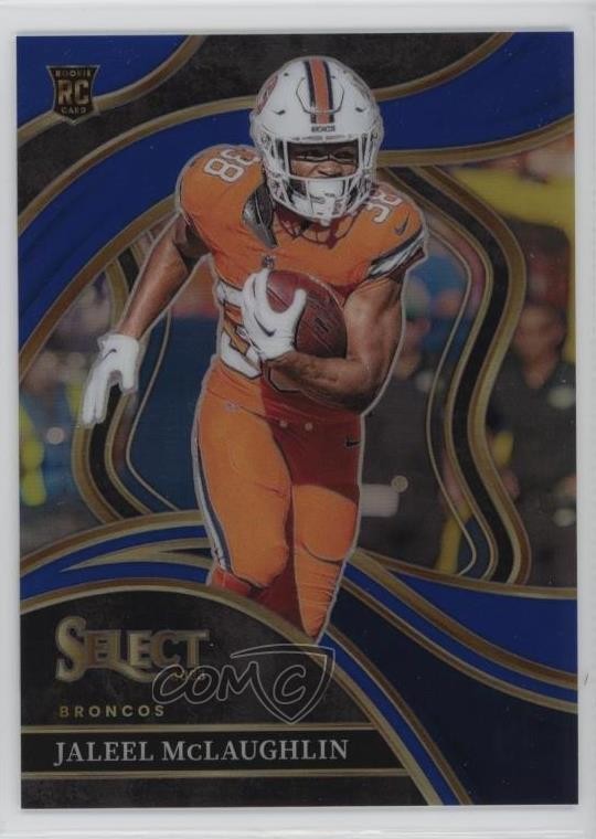 2023 Panini Select Club Level Blue Prizm /99 Jaleel McLaughlin #265 0o6m