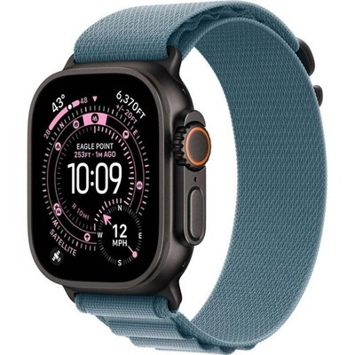 Apple Alpine Loop   Hellblau Titan Schwarz - 49 mm (Größe L) MG9M4ZM/A