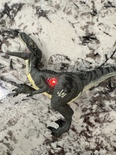 Jurassic World Velociraptor Dinosaur Toy Light Up Figure Mattel