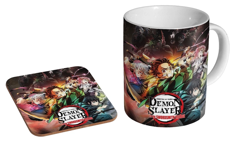Demon Slayer Anime #6 Coffee / Tea Mug And Coaster Gift Set