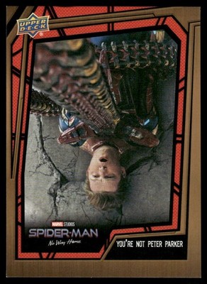 Spiderman No Way Home 2018 Marvel Upper Deck Card #9 (NM)