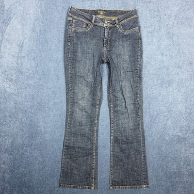 Riders By Lee Bootcut Jeans Womens 8M Blue Denim Cotton Stretch Casual Mid Rise