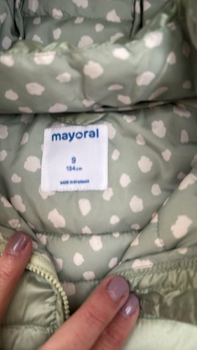 NWT: Mayoral Kids Green Puffer Jacket 9 - Picture 2 of 4
