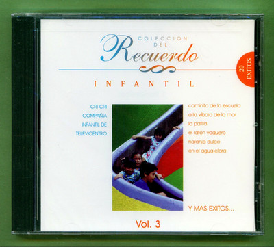 CRI CRI - Infantil - RCA Coleccion del Recuerdo Vol. 3 - 20 Exitos - 1995 NEW CD
