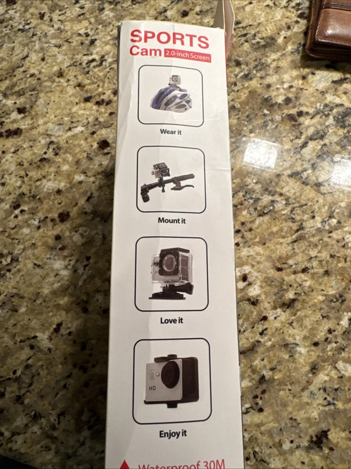 HD 1080P Waterproof Sports Camera - Image 2 of 4