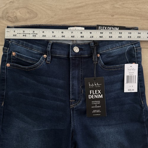 Nicole Miller Women’s Flex Denim Stretchy SoHo High Rise Bootcut Jeans Sz 8 NWT - Picture 8 of 13