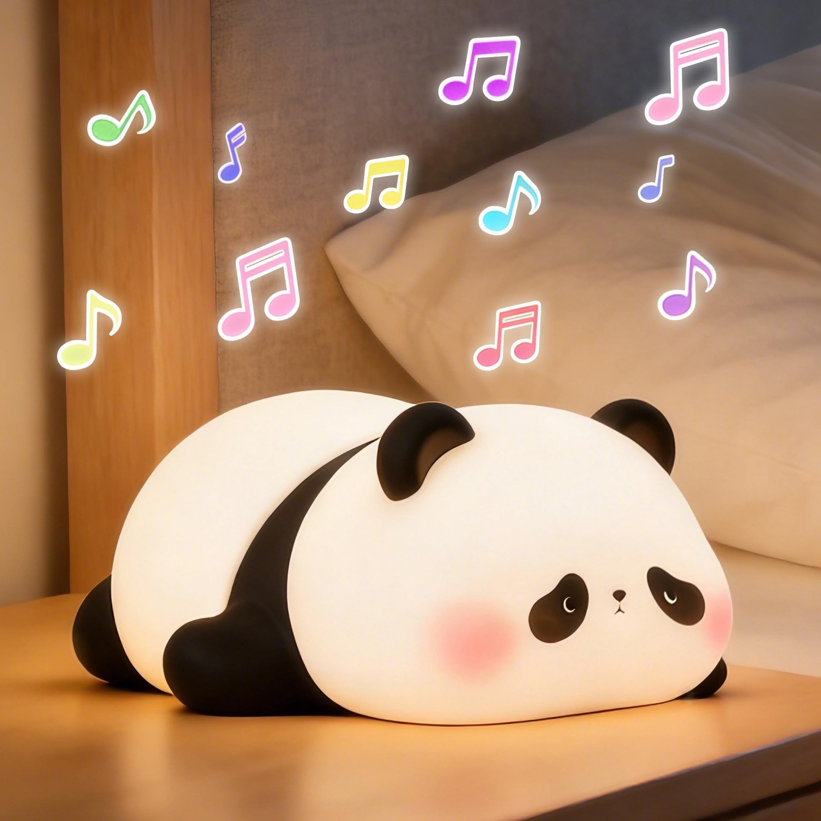 Lampada Panda FAMIDUO: Luce LED Dimmerabile e White Noise Machine