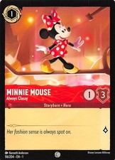 Minnie Mouse Always Classy 116/204 The First Chapter Disney Lorcana 014135