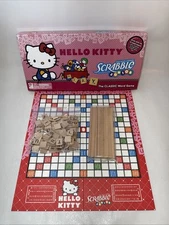 HELLO KITTY  Scrabble Board Game Grow With Me Complete Without Instructions