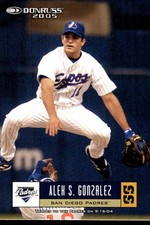 Alex S. Gonzalez 2005 Donruss #363 Padres MLB READ FREE SHIPPING AutographDen