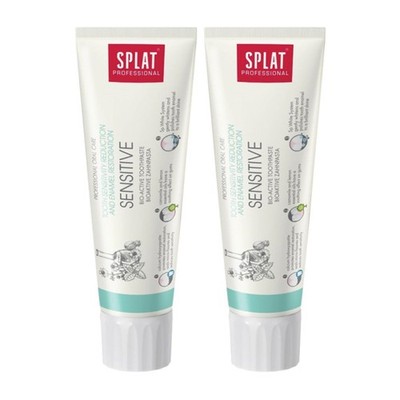 Zahnpasta für empfindliche Zähne fluoridfrei SPLAT Sensitive 2x100 ml