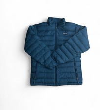 Patagonia Down Sweater Kids Size L 12 Teal Blue Puffer Jacket Duck Down