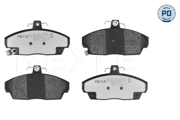 025 215 1518/PD MEYLE Brake Pad Set, Disc Brake for Honda, Land Rover, MG
