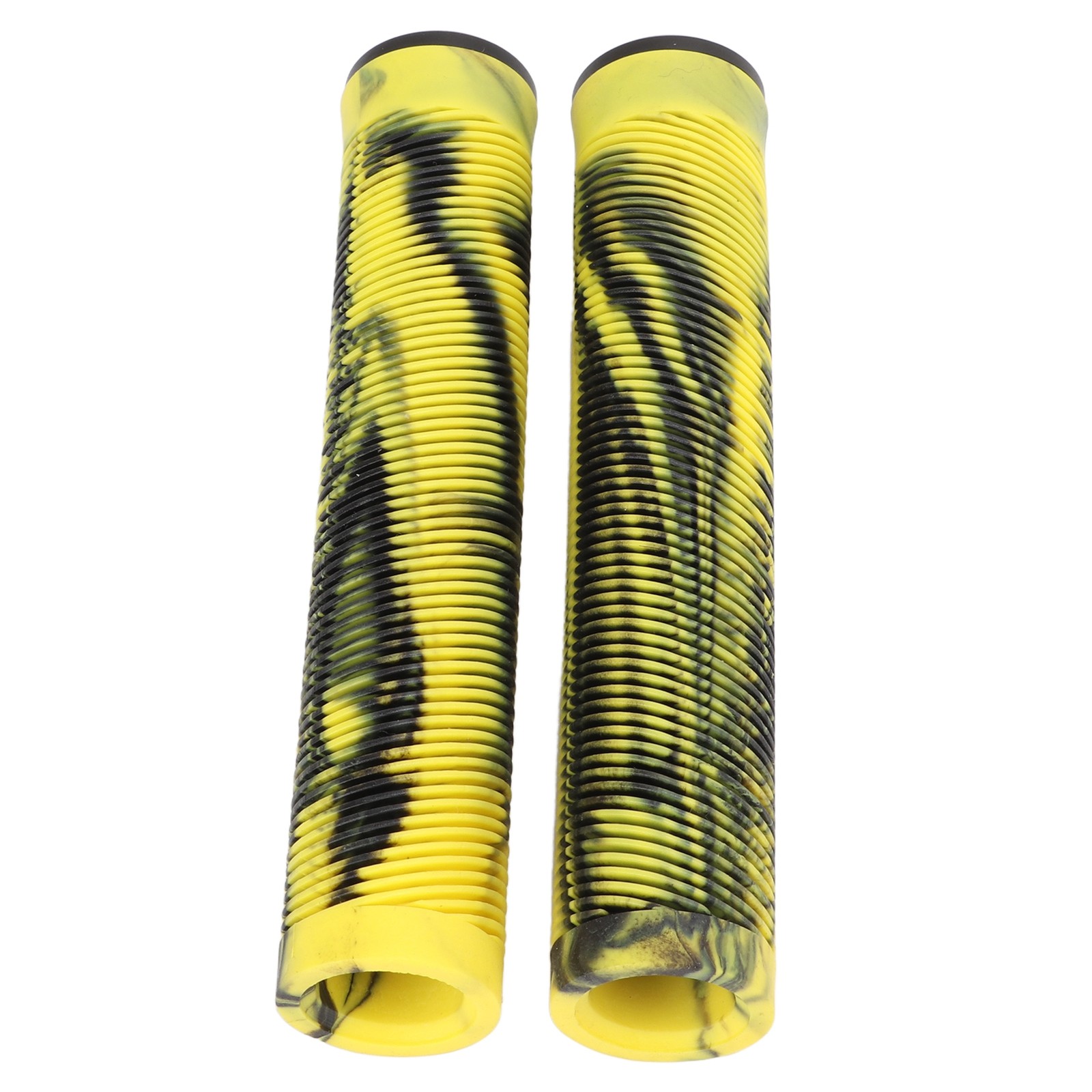 1 Pair 16cm Bike Handlebar Grips Soft TPE Rubber Anti Slip Handle Grips For Fixe