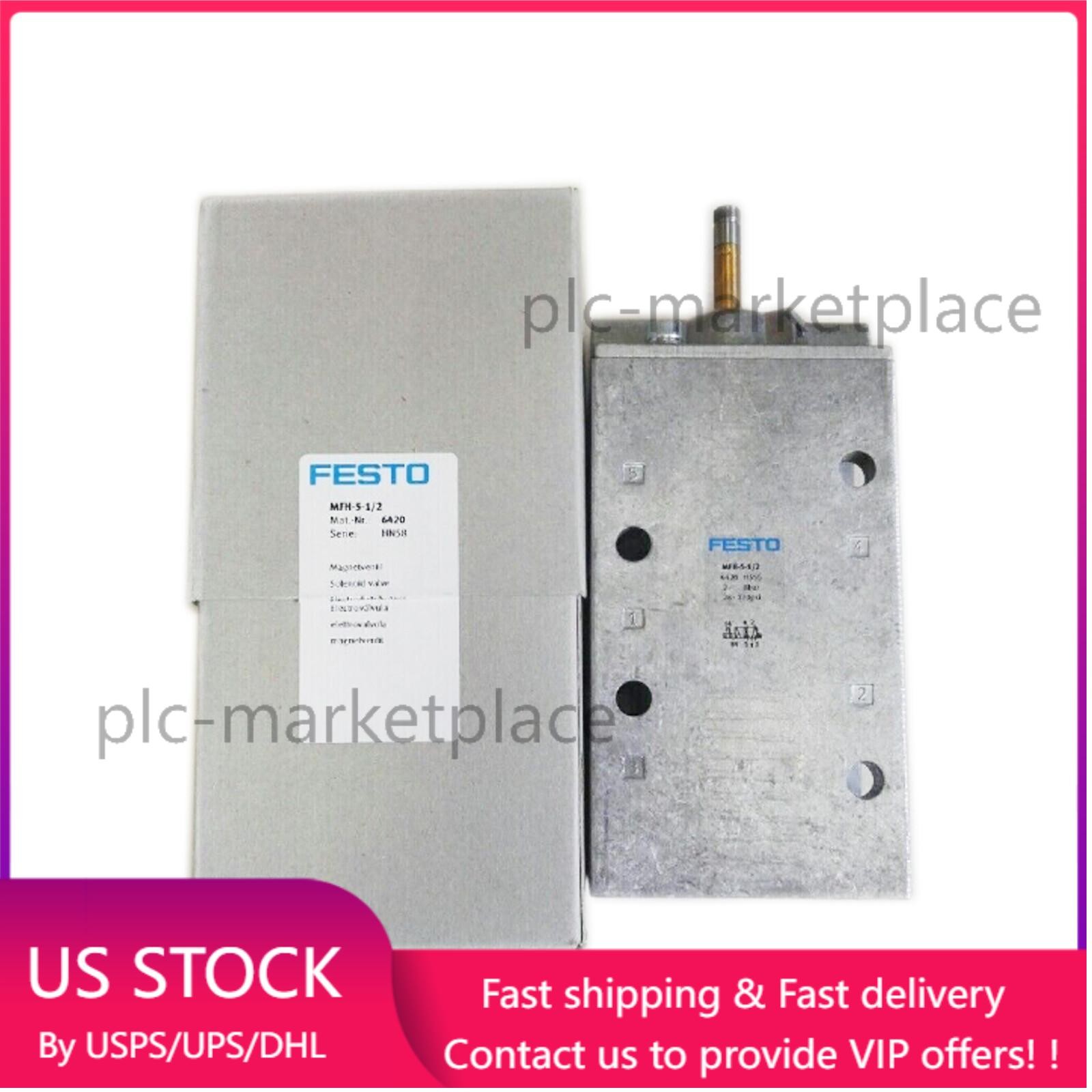 NEW FESTO MFH-5-1/2 6420 Solenoid Valve