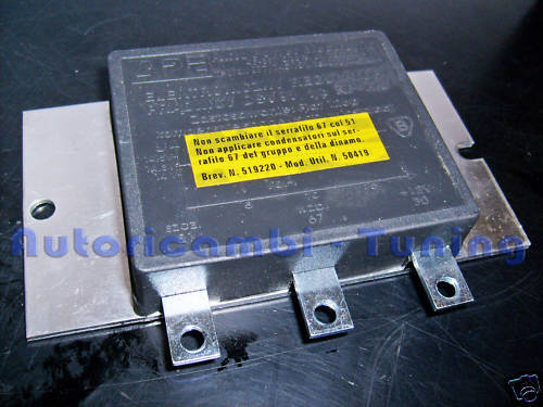 REGOLATORE DI TENSIONE ELETTRONICO PER DINAMO FIAT 500 126 EPOCA - Imagen 1 de 3