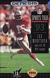 Sports Talk Football '93 Starring Joe Montana (Sega Genesis, 1992)