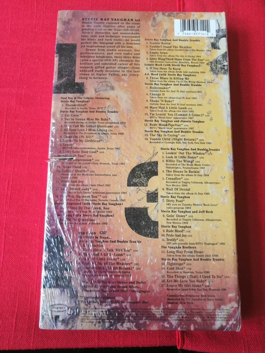洋楽 S.R.V. CD SRV [Box] by Stevie Ray Vaughan (CD, Nov-2000, 4 Discs, Legacy