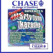 Image of PARTY TYME KARAOKE CD CDG CD+G DISC BACKING TRACKS SONGS - SUPER HITS 5 POP:::