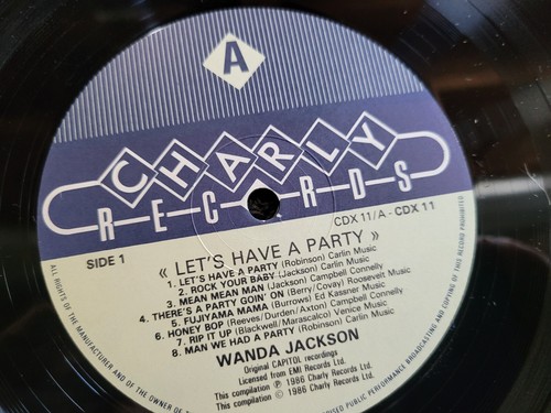 WANDA JACKSON LETS HAVE A PARTY AUTOGRAPHED IMPORT ROCKABILLY - Picture 10 of 11
