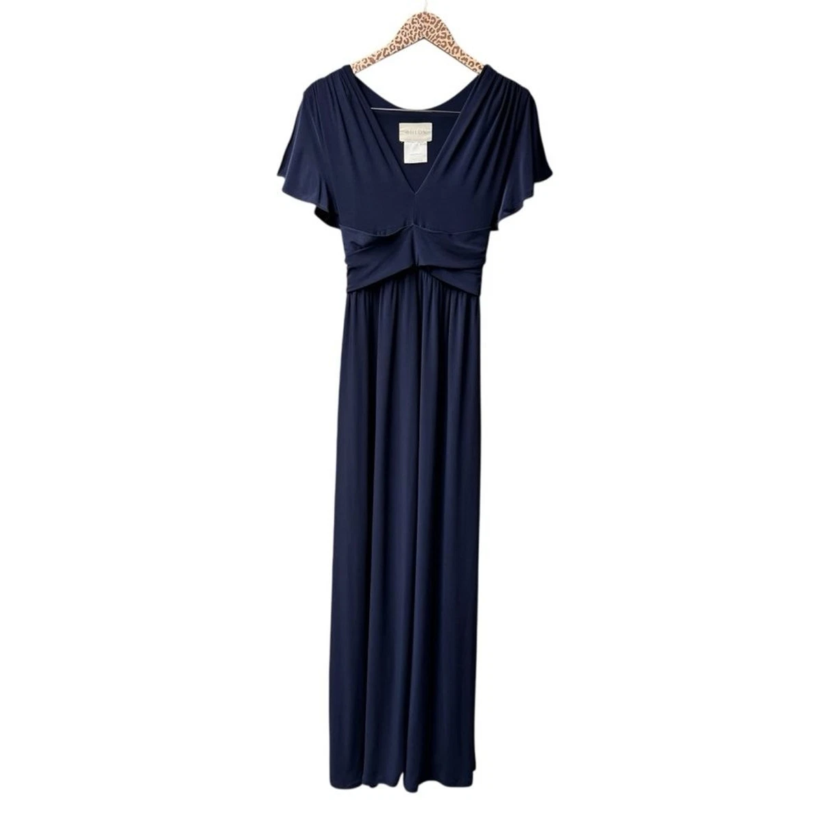 bhldn sammie short-sleeve bow-back satin maxi dress BHLDN Sammie Short-Sleeve Bow-Back Satin Maxi Dress