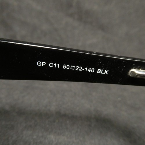 Gianni Po Classic Black Eyeglasses FRAMES GP C11 50-22-140 Italian Design NWOT - Picture 12 of 16