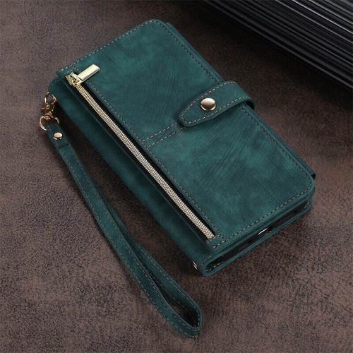 Flip Zipper Wallet Leather Phone Case For Samsung S23 S22 S21 A53 A33 A23 A13 5G - Picture 64 of 82