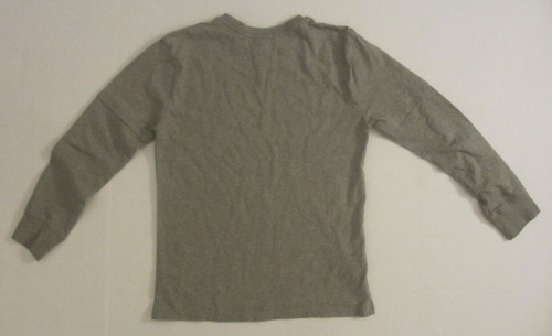 Camiseta Polo Ralph Lauren, Gris, M (10-12), Manga Larga, 100% Algodón, Suavemente Amada - Imagen 2 de 3