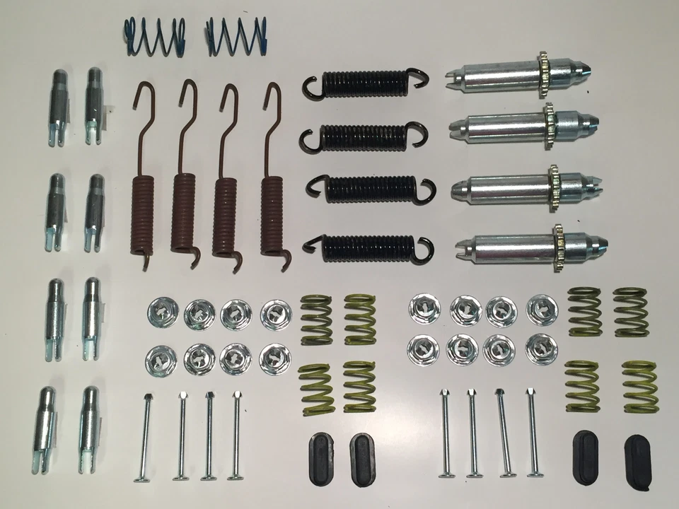 Ford F-1 F-100 1948-1963 completo 4 ruedas zapata de freno herrajes y kit de resorte Foto 4 de 4