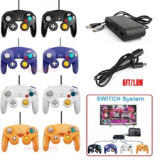 Wired Gamecube Controller Gamepad Joypad For Nintendo NGC Gamecube Controller