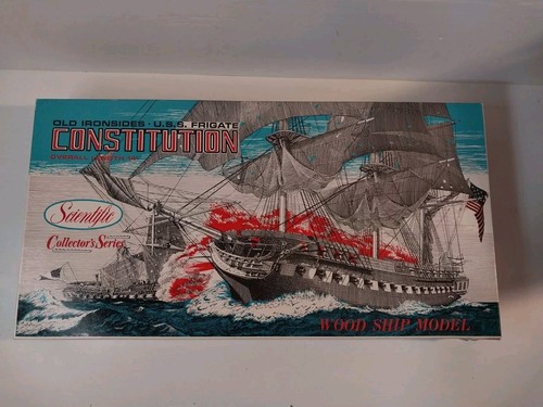 Old Ironsides U.S.S. Fregatte Konstitution wissenschaftliche Sammler Serie Holzschiff