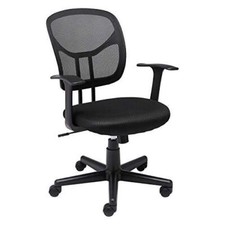 Amazon Basics Mesh, Mid-Back, Adjustable, Swi...