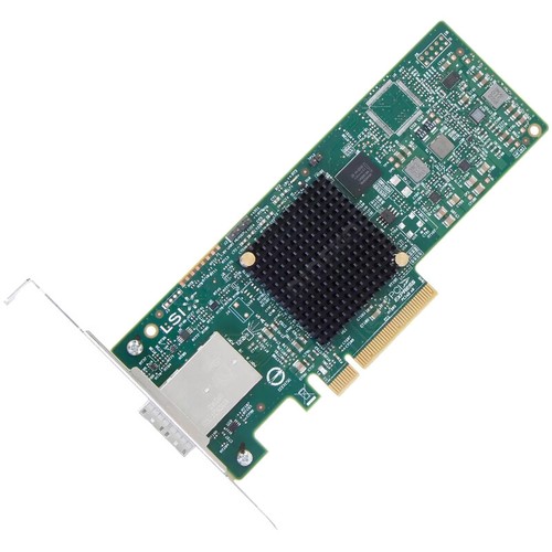 LSI SAS 9300-8e PCI Express to 12Gb/s SAS Host Bus Adapter LSI P/N: SAS9300-8e - Afbeelding 1 van 1